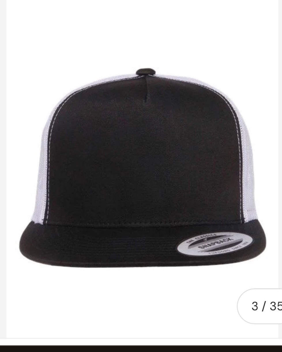 Yupoong 6006 five panel trucker