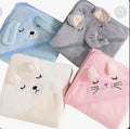 Animal hooded towels