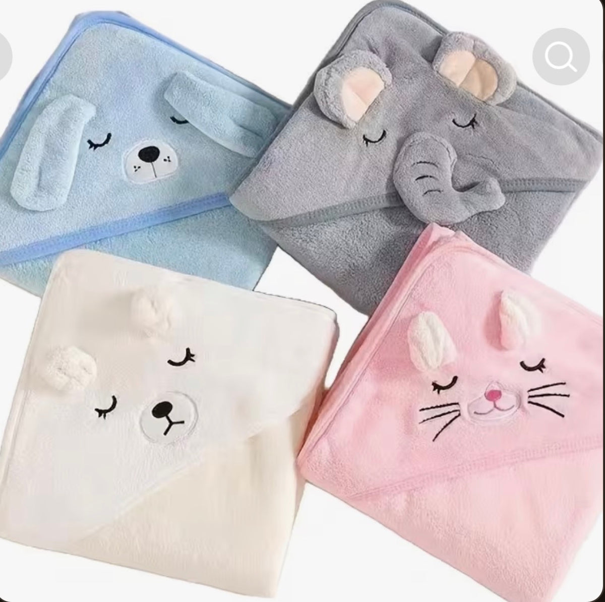 Animal hooded towels