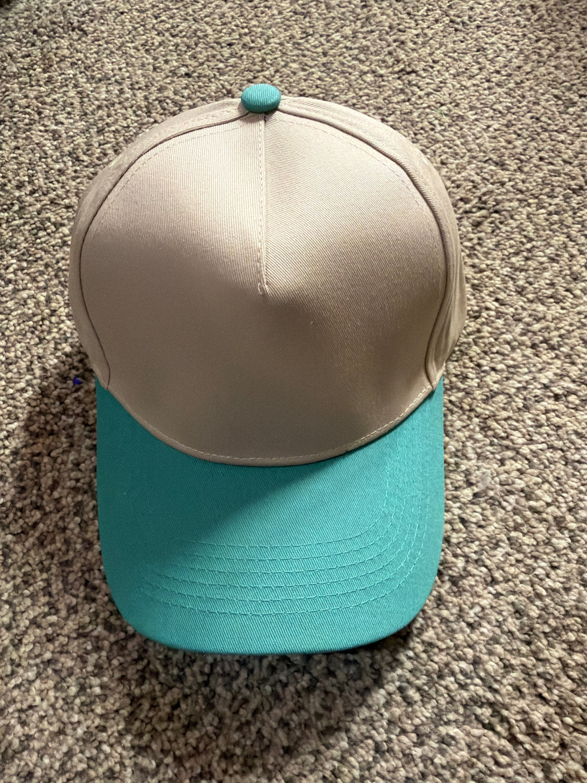 Baseball Cap Contrast Color Bill