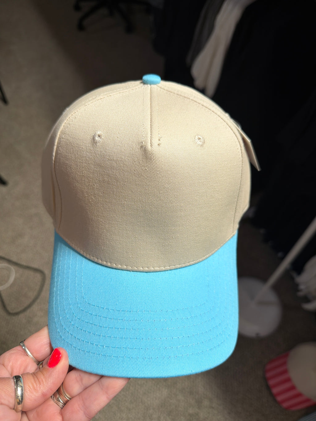 Katydid two tone vintage hat