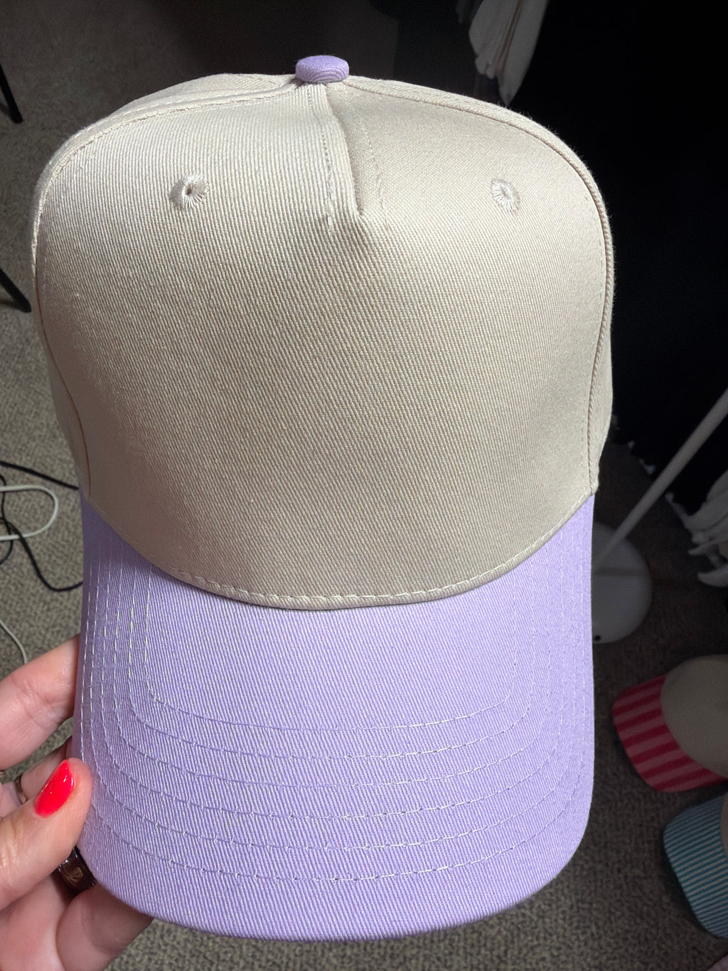Katydid two tone vintage hat
