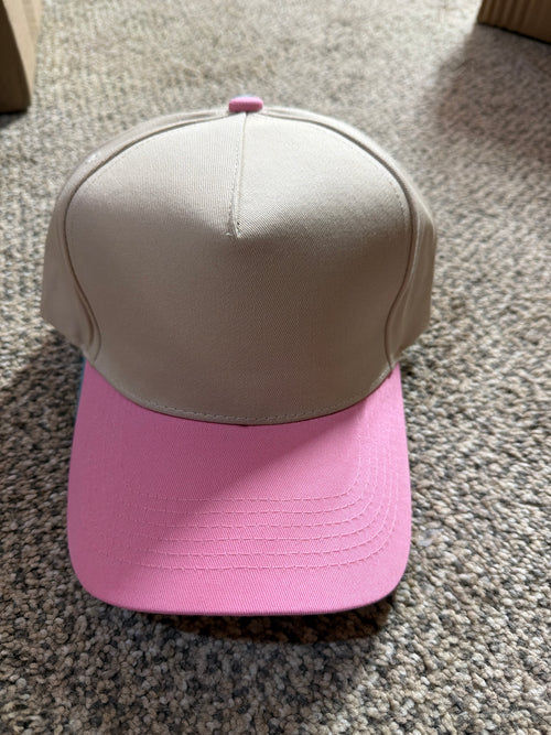 Baseball Cap Contrast Color Bill