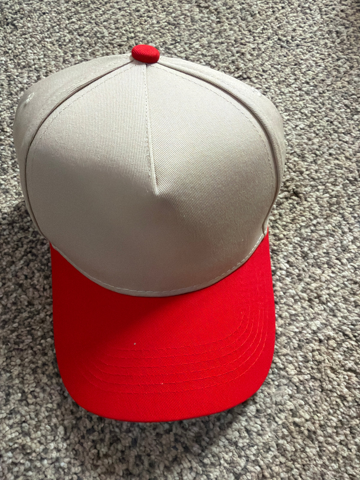 Baseball Cap Contrast Color Bill